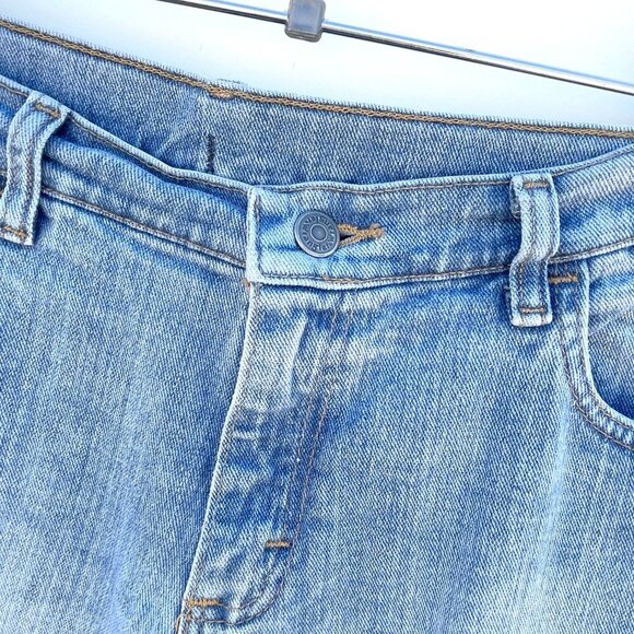 Wrangler Straight Leg Husky Size 12 Denim Jeans with Adjustable Waist - Picture 3 of 12